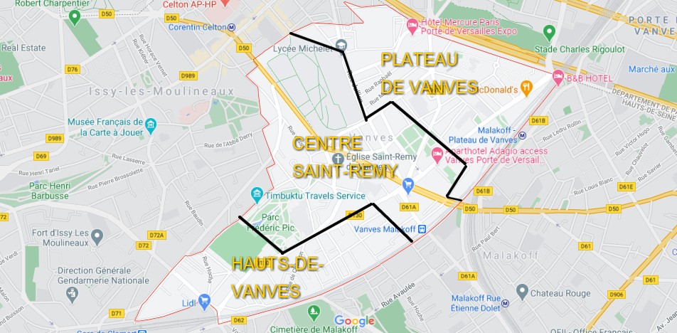 Plan de Vanves