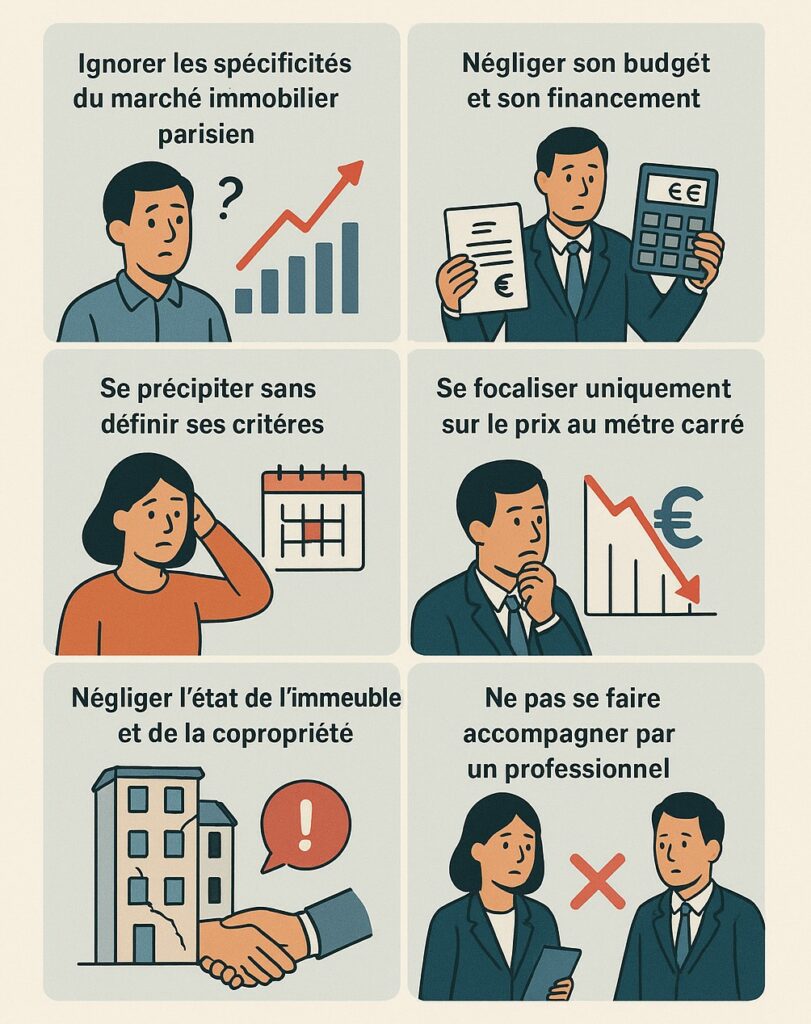 Les erreurs courantes à éviter pour un achat immobilier à Paris